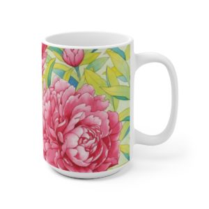 Mug pivoines
