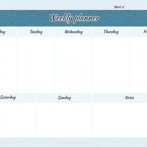 Semainier Dragon Rouge