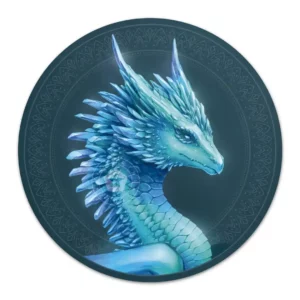 Sticker dragon de cristal