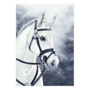 Carte cheval blanc