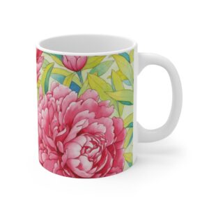 Tasse en céramique - Pivoines